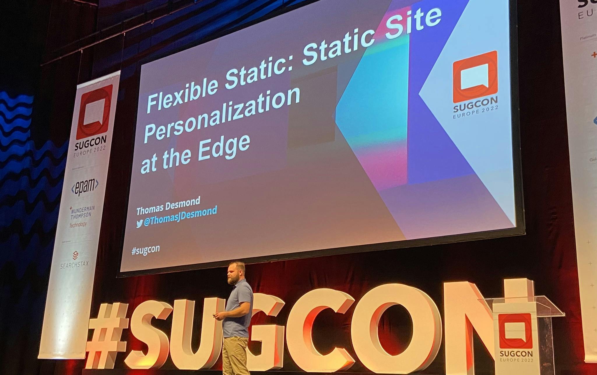 Speaking on the SUGCON 2022 main stage