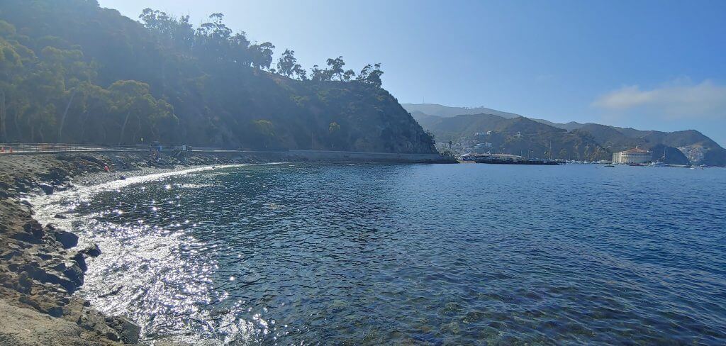 Lovers Cove near Avalon on Catalina Island a great spot for snorkeling
