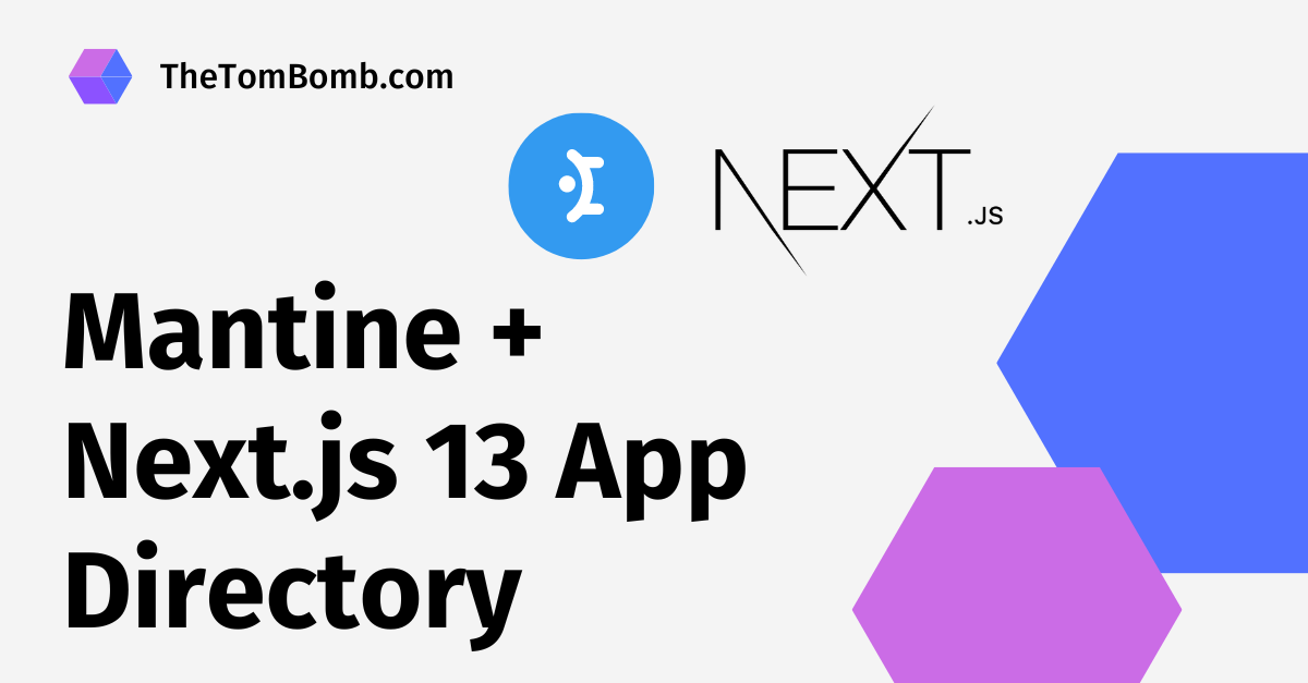Mantine UI in Next.js 13 app directory