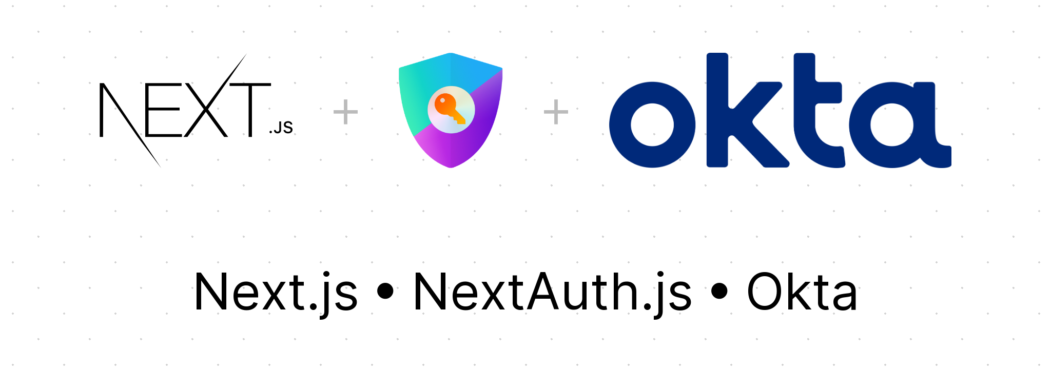 Featured image with Next.js, NextAuth.js, and Okta logos