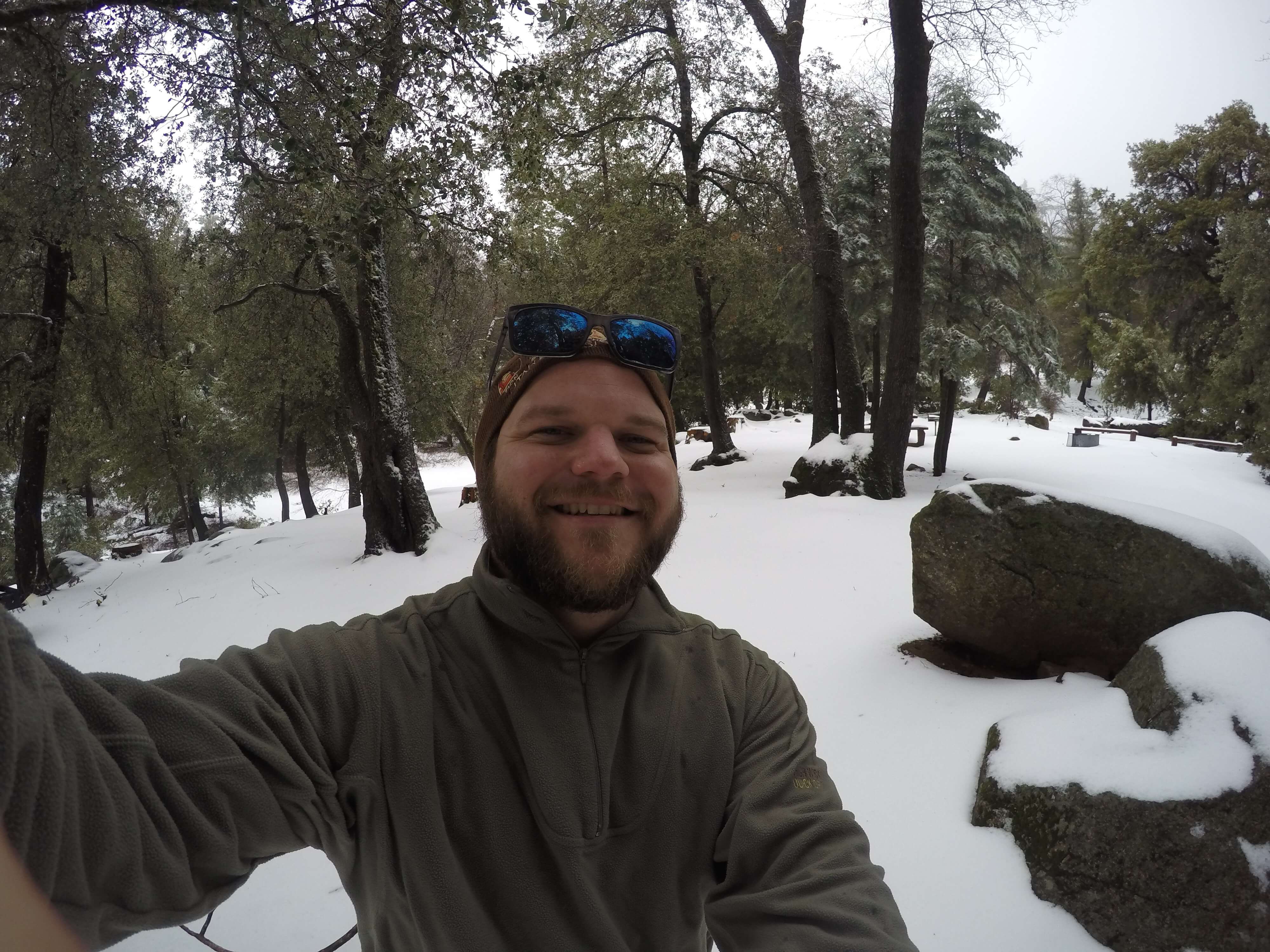 Thomas Desmond selfie on Palomar Mountain, CA