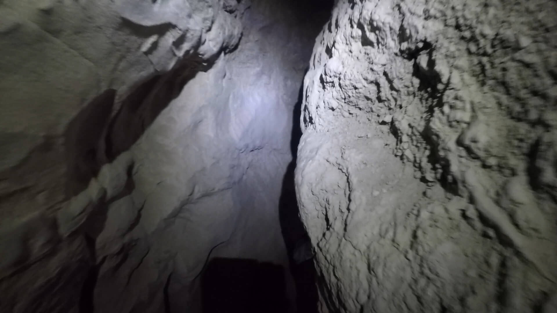 Inside Cool Cave at Arroyo Tapidao Mud Caves in Anza Borrego State Park