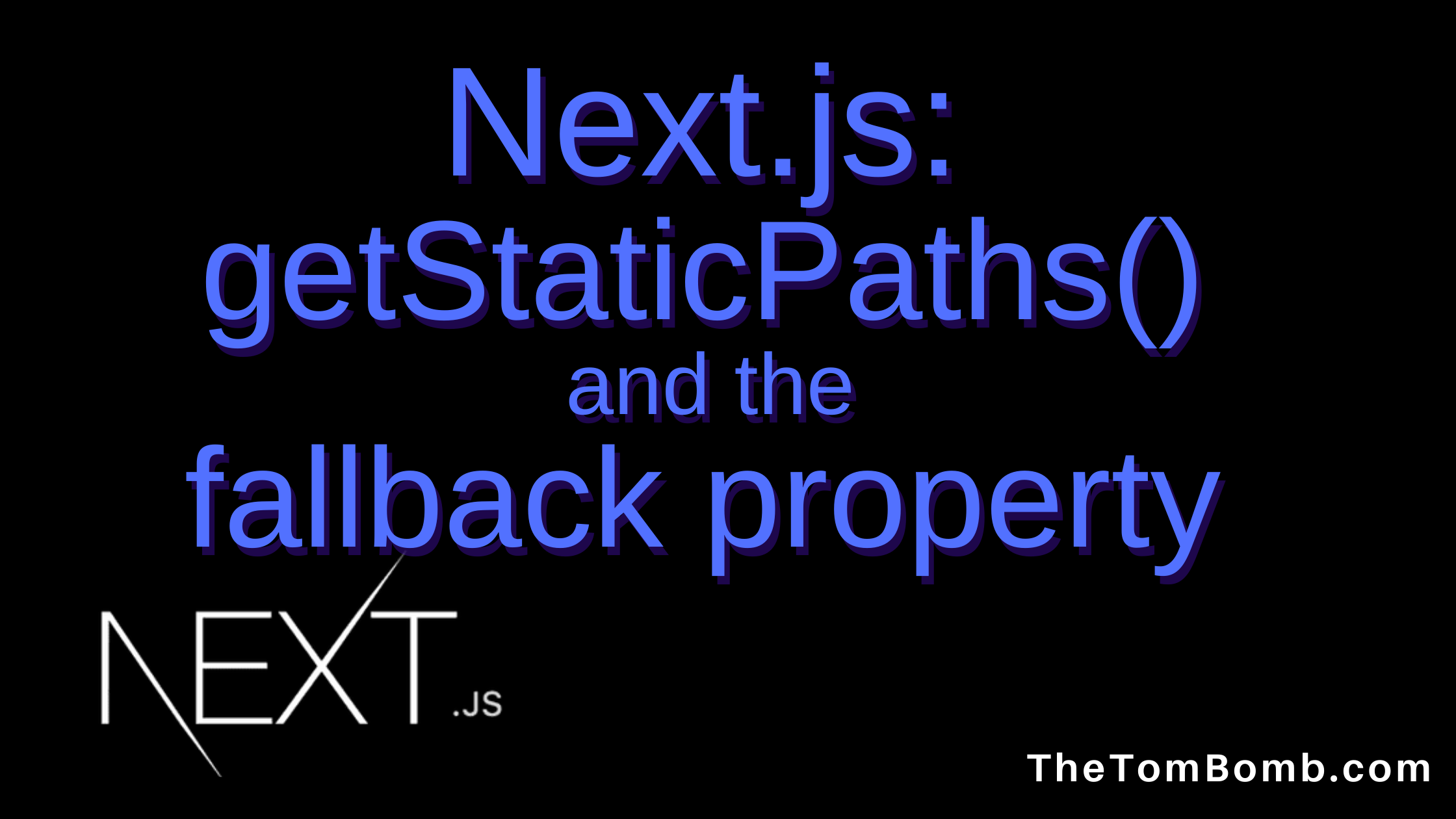 Blog banner image with text Next.js incremental static regeneration